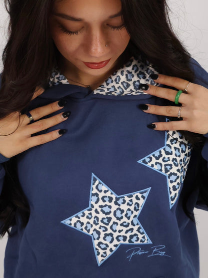 LEOPARD STAR HOODIE