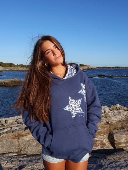 LEOPARD STAR HOODIE
