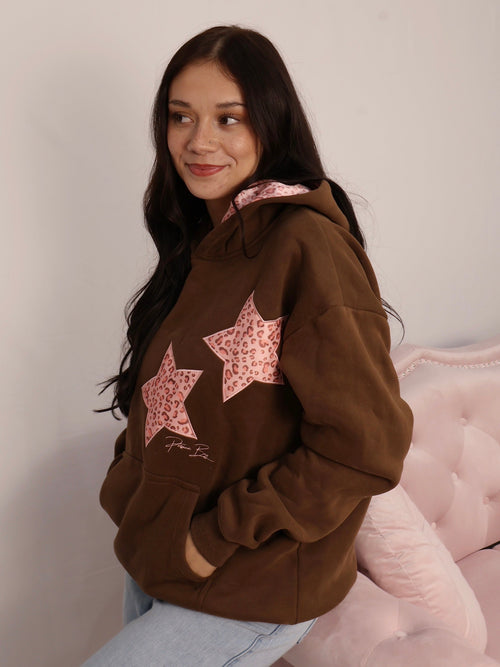 LEOPARD STAR HOODIE