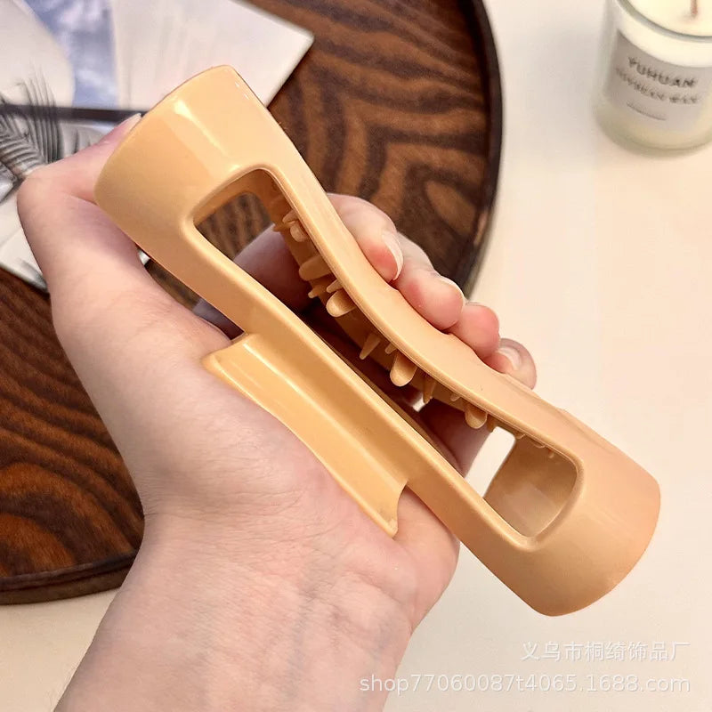 Soft Hair Claw Cloud Clips Elastic Fashion Shark Cozy Clip Flexible Unsnappable Claw Clips Summer Beach Hair Accessories Gifts