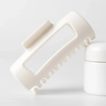 Silicone Flexible Hair Claw Clips, Nonslip Large Bendable Claw Clip | Soft Hair Grip Hairclips for Thin and Thick