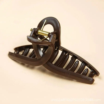 Safe Soft Silicone Shark Clip Square/Arc/Cross Anti Collision Protection for The Back of The Head  Anti Fall Women's Hair Clip