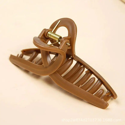 Safe Soft Silicone Shark Clip Square/Arc/Cross Anti Collision Protection for The Back of The Head  Anti Fall Women's Hair Clip