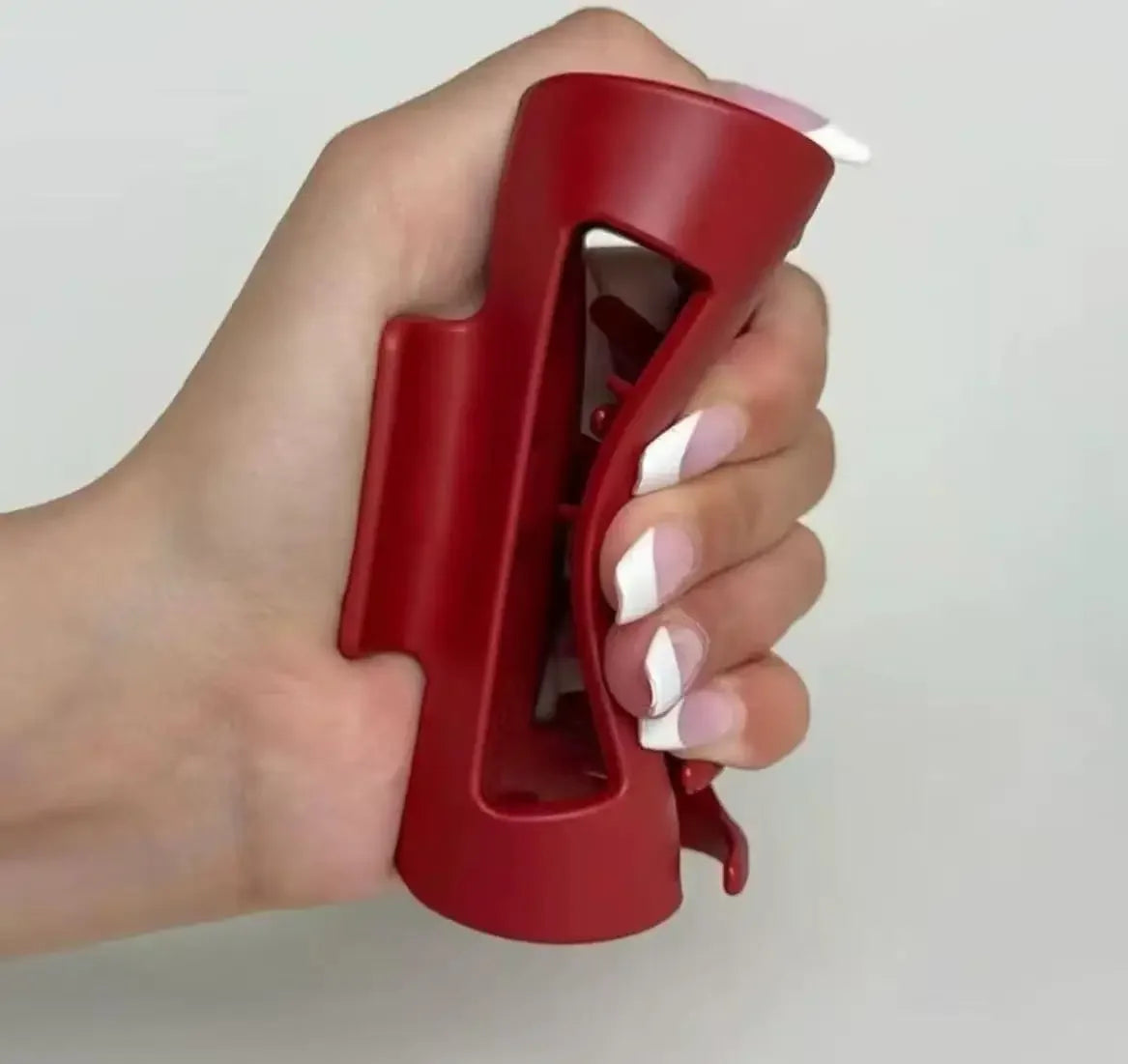 Safe Soft Silicone Shark Clip Square/Arc/Cross Anti Collision Protection for The Back of The Head  Anti Fall Women's Hair Clip