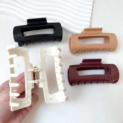 Silicone Soft Claw Clip Nonslip Cloud Clip Large Shark Clip Flexible Trendy Hair Accessories for Women Outdoor Sports Hair Clamp