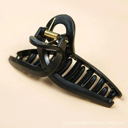 Safe Soft Silicone Shark Clip Square/Arc/Cross Anti Collision Protection for The Back of The Head  Anti Fall Women's Hair Clip