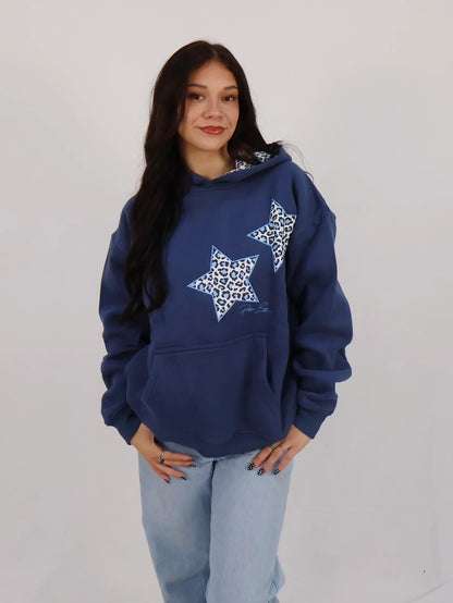 LEOPARD STAR HOODIE